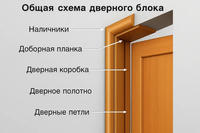 Где находится дверная коробка