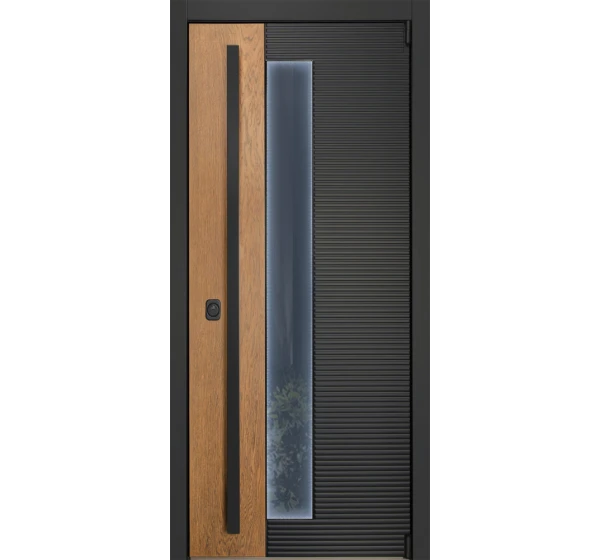 Стальная дверь Century с окном (терморазрыв)