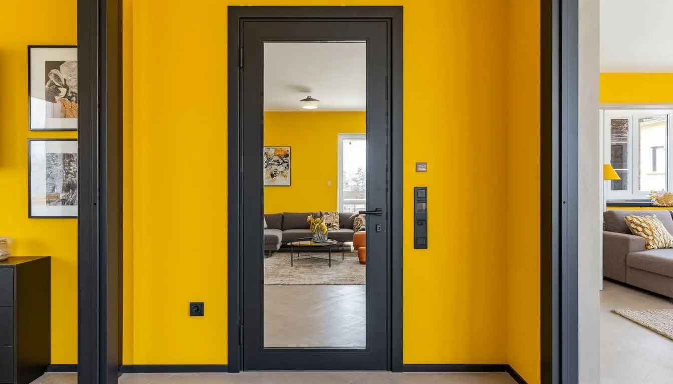 Входные двери с зеркалом